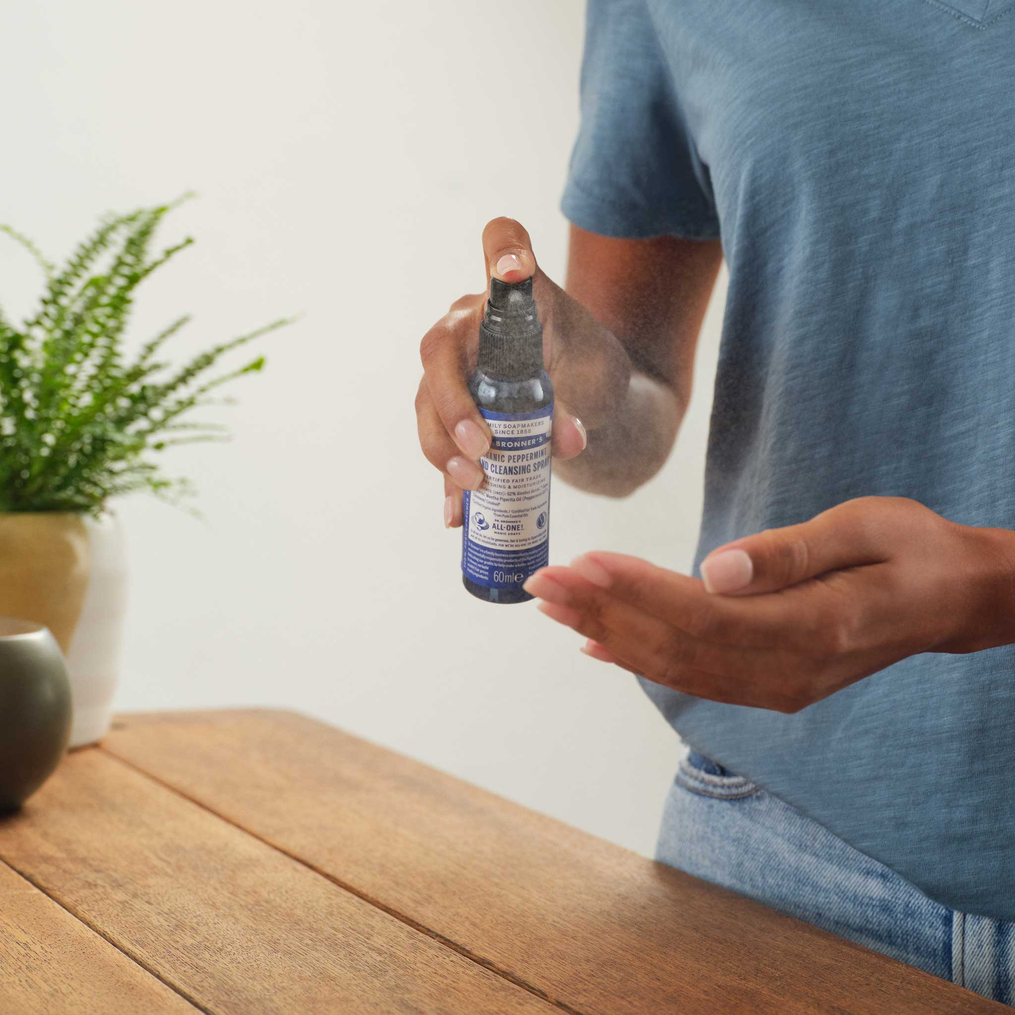 Peppermint Hand Sanitizer 2 Pack - Image 3