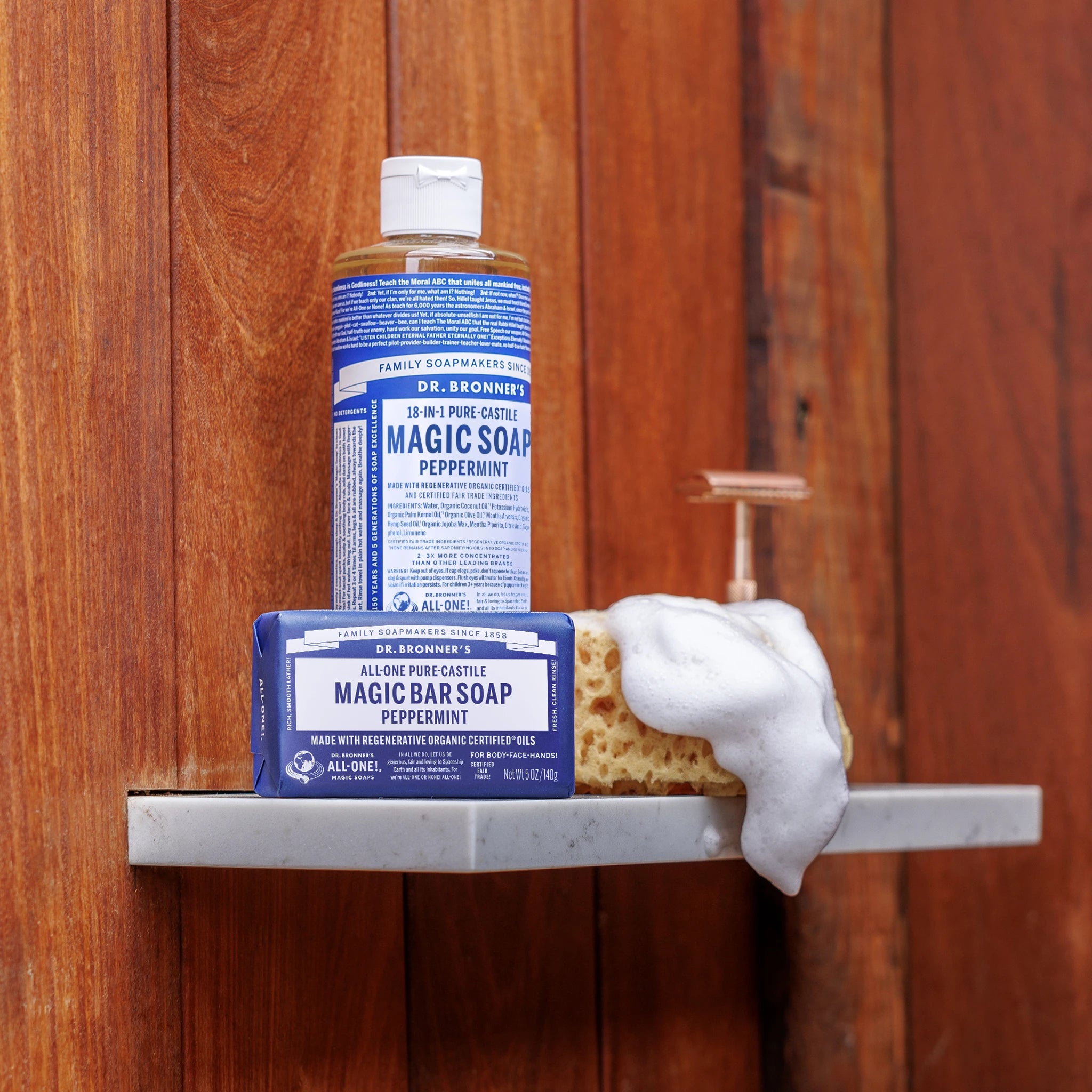 Peppermint Pure Castile Magic Bar Soap - Image 4