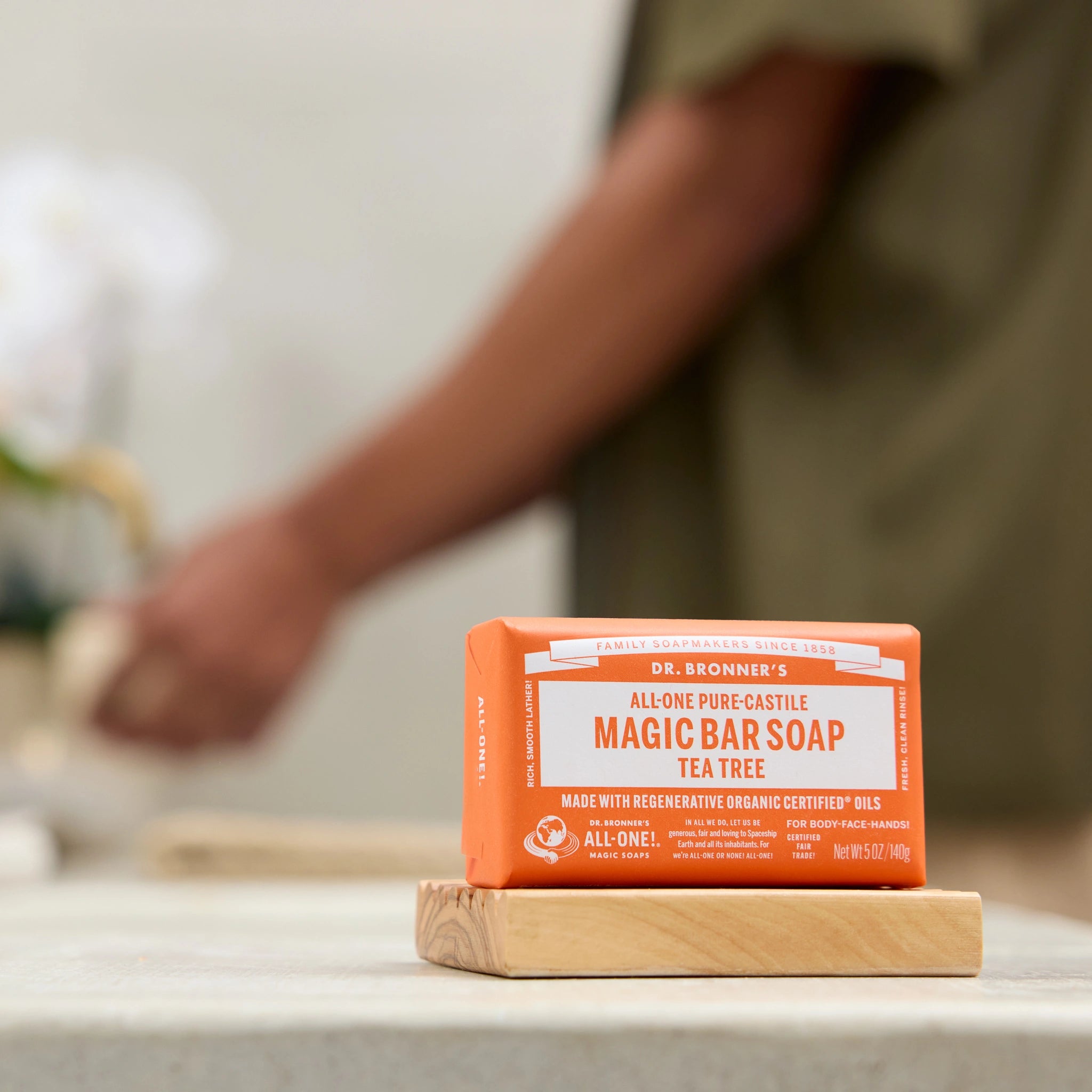 Tea Tree Pure Castile Magic Bar Soap - Image 3